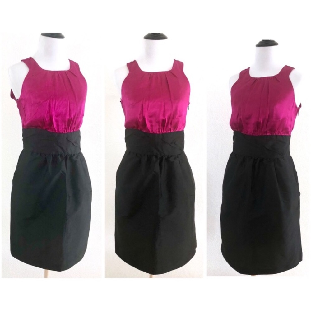 Alexia Admor Black/ Fuschia Bubble Sheath Dress - Picture 2 of 9
